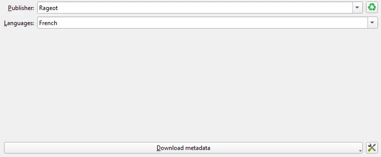 Try to download metadata from Internet.